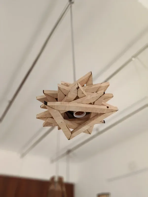 Triangle Tunnel Lamp view 3
