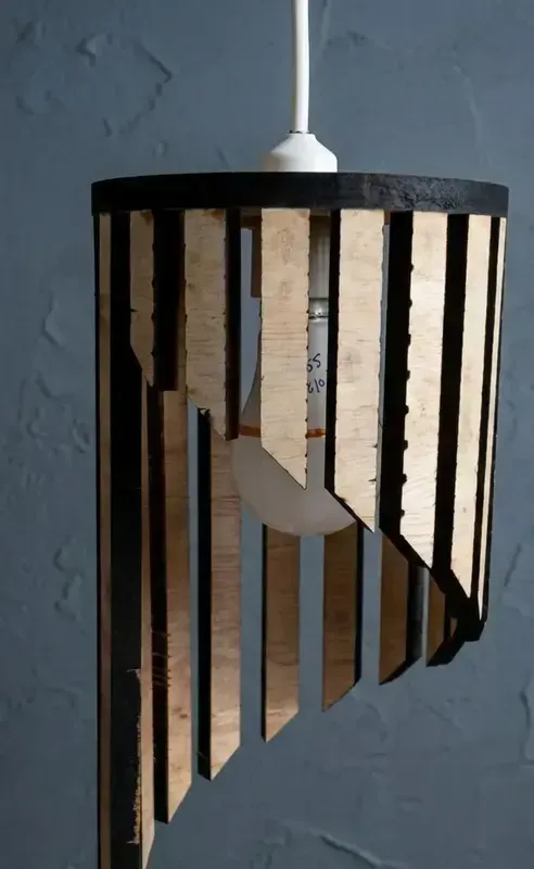 Hanging Popsicle Sticks view 2