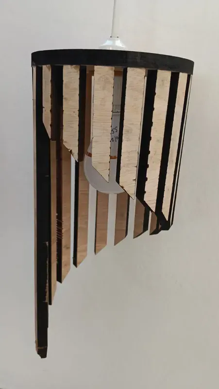 Hanging Popsicle Sticks view 3