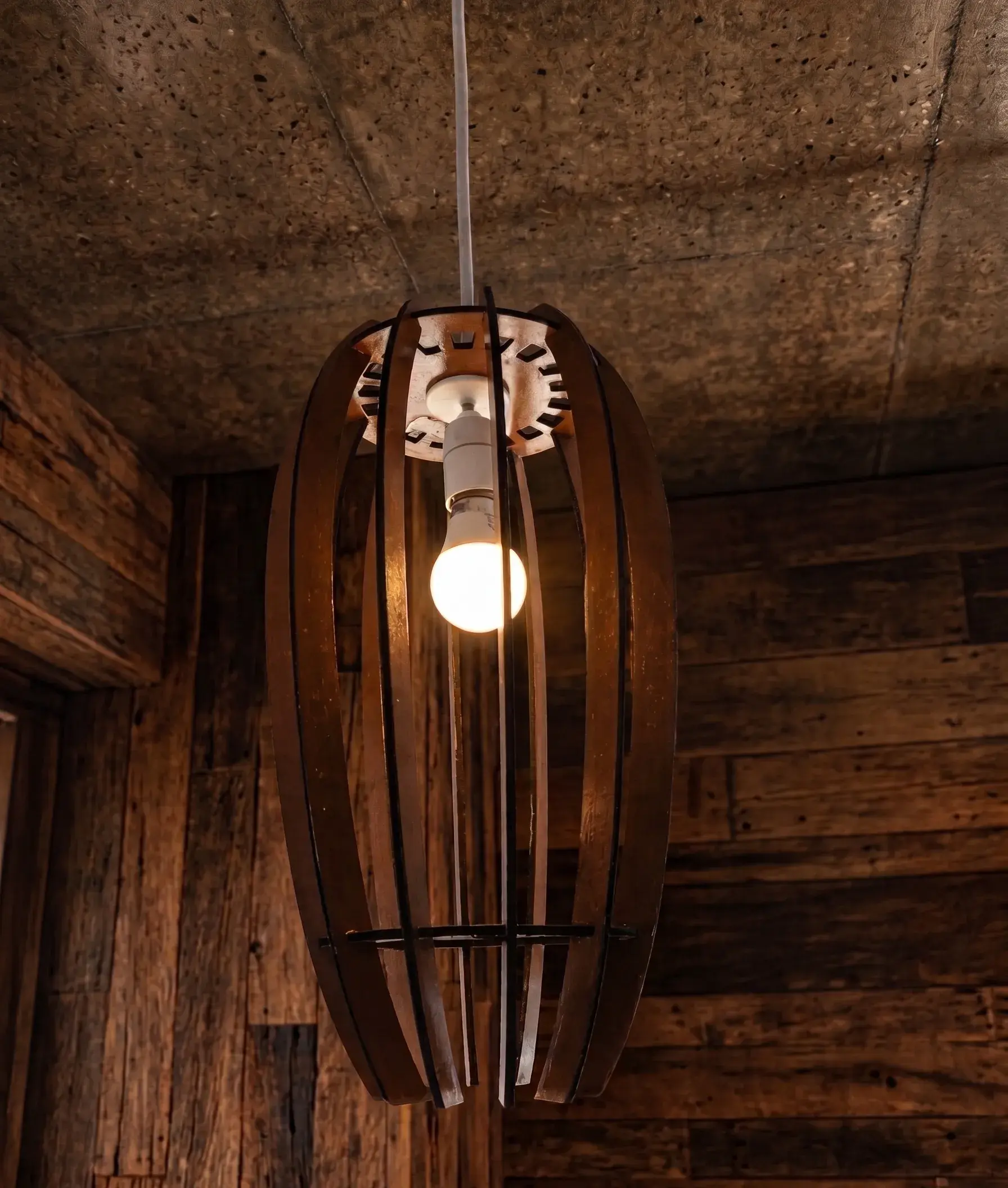 Slatted Pendant view 1