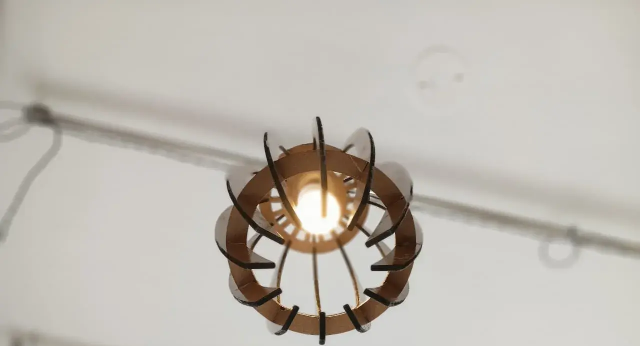 Slatted Pendant view 4