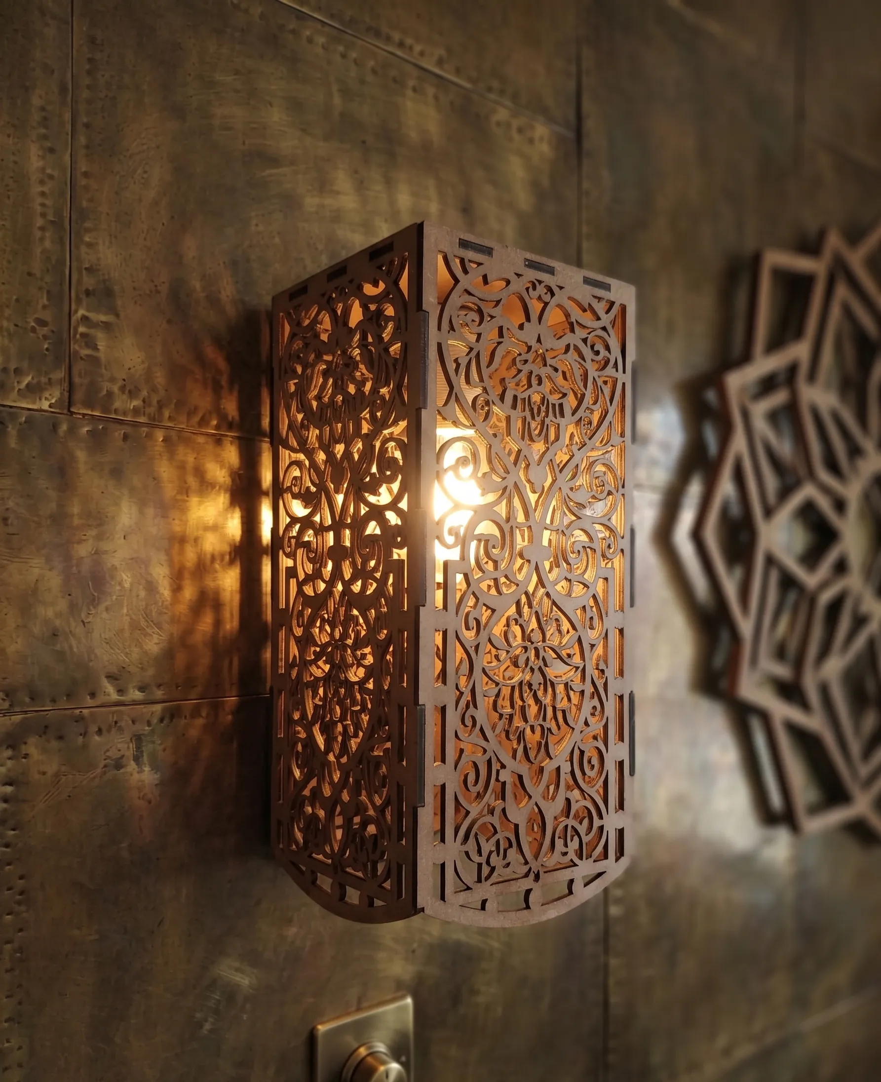 Floral Lamp view 1