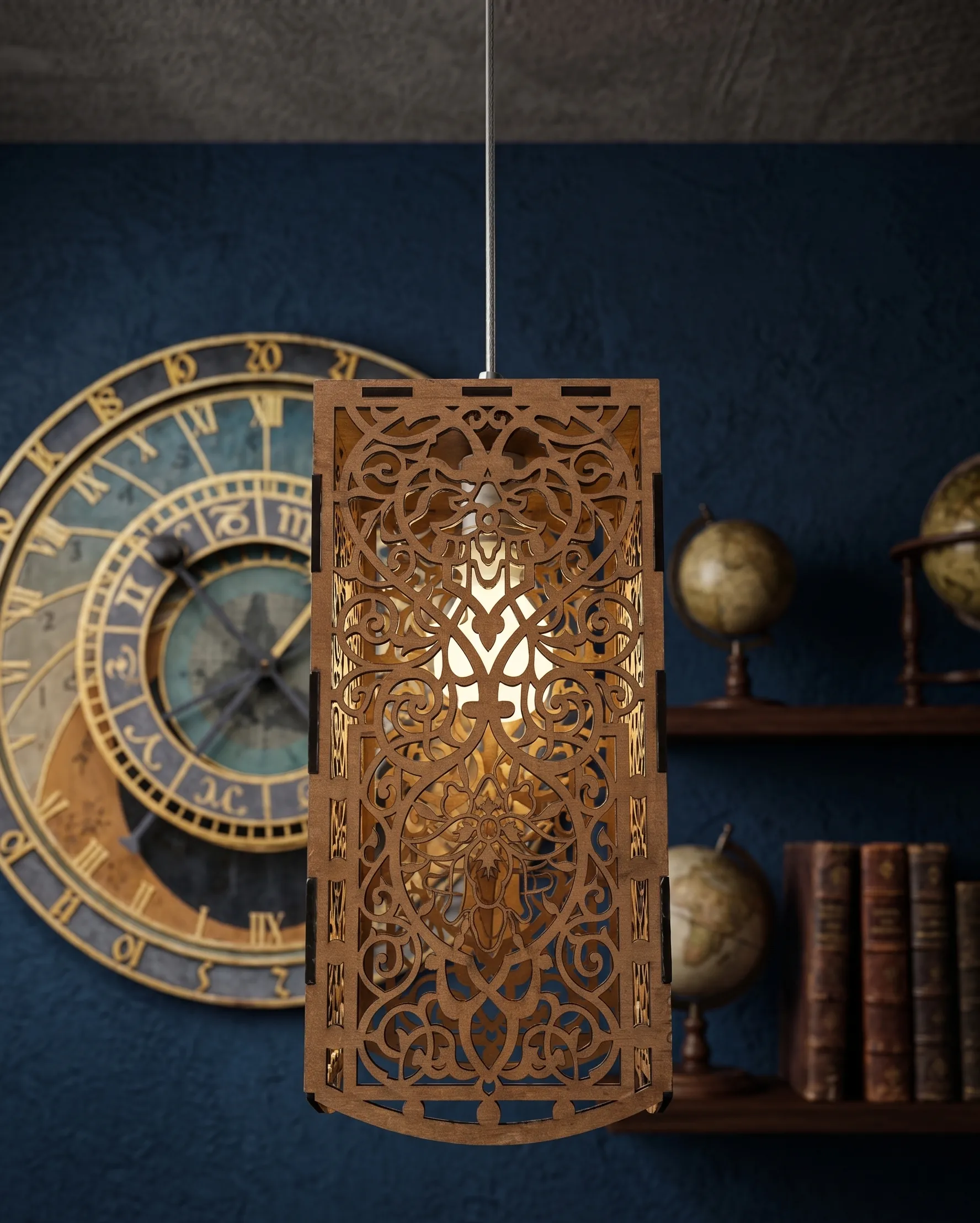 Floral Lamp view 2