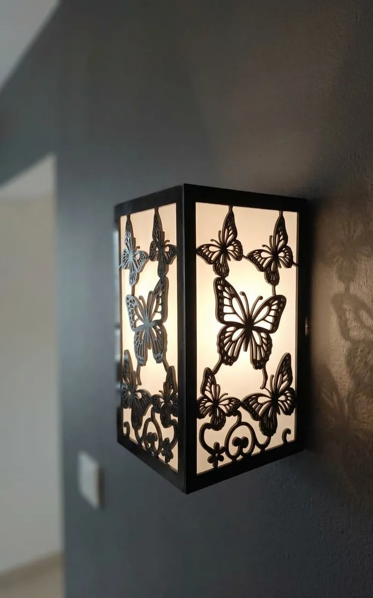 Butterfly Wall Light view 2