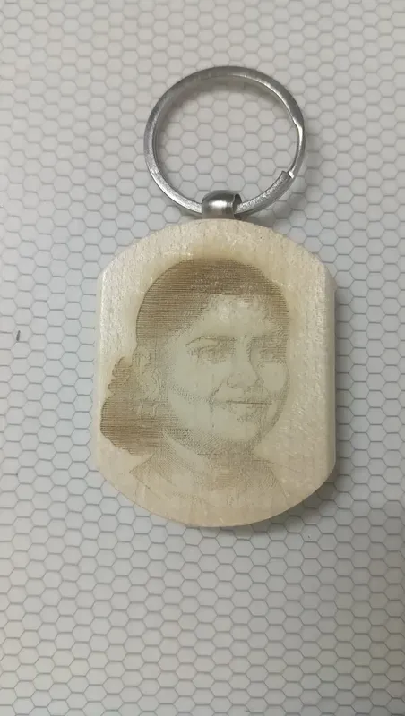 Wooden Keychain view 2