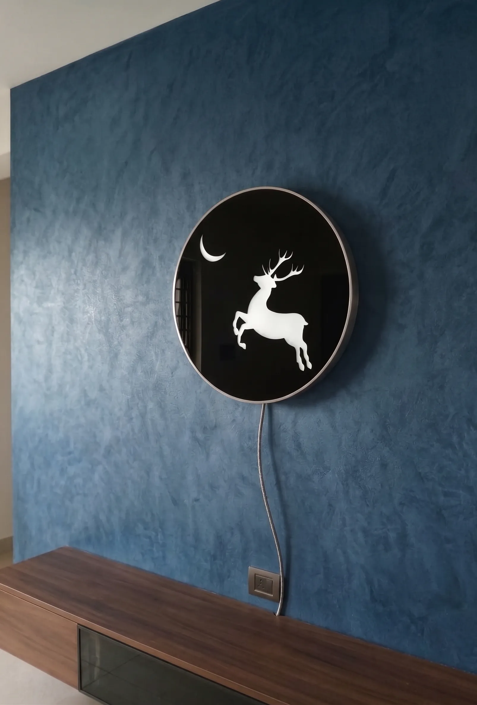 Moon Deer Wall Sconce view 1