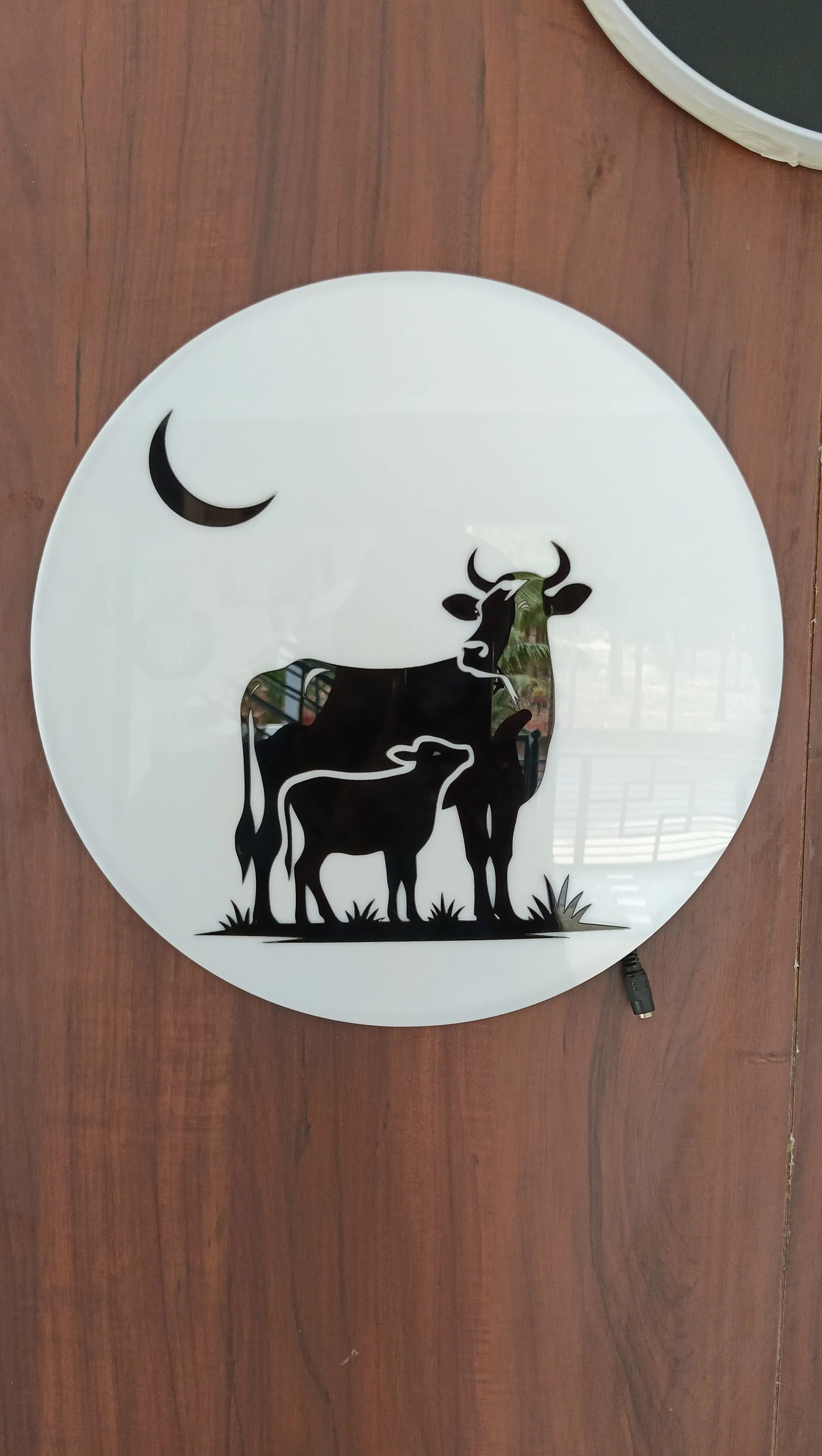 Calf and Cow Wall Sconce view 1