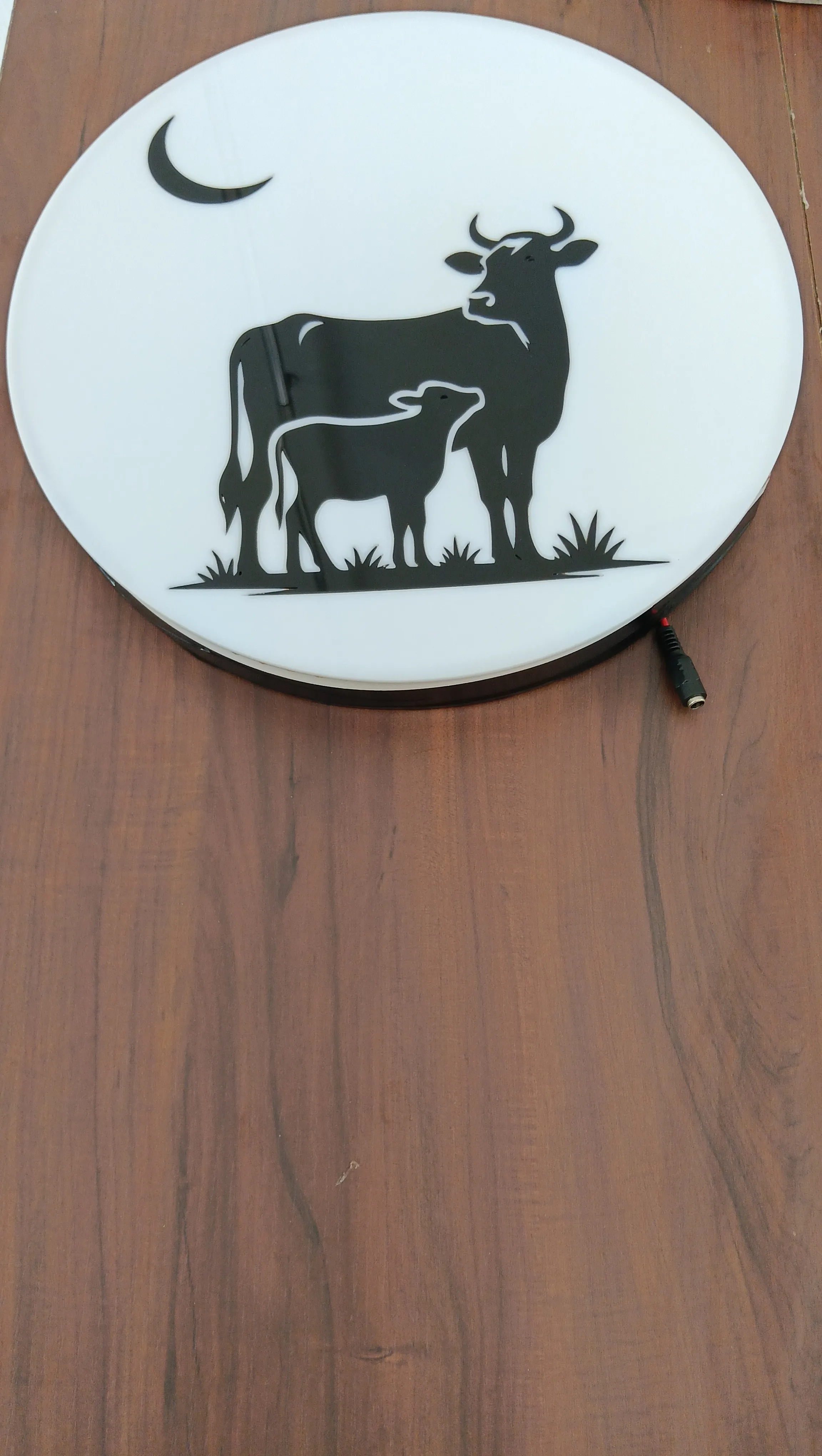 Calf and Cow Wall Sconce view 2