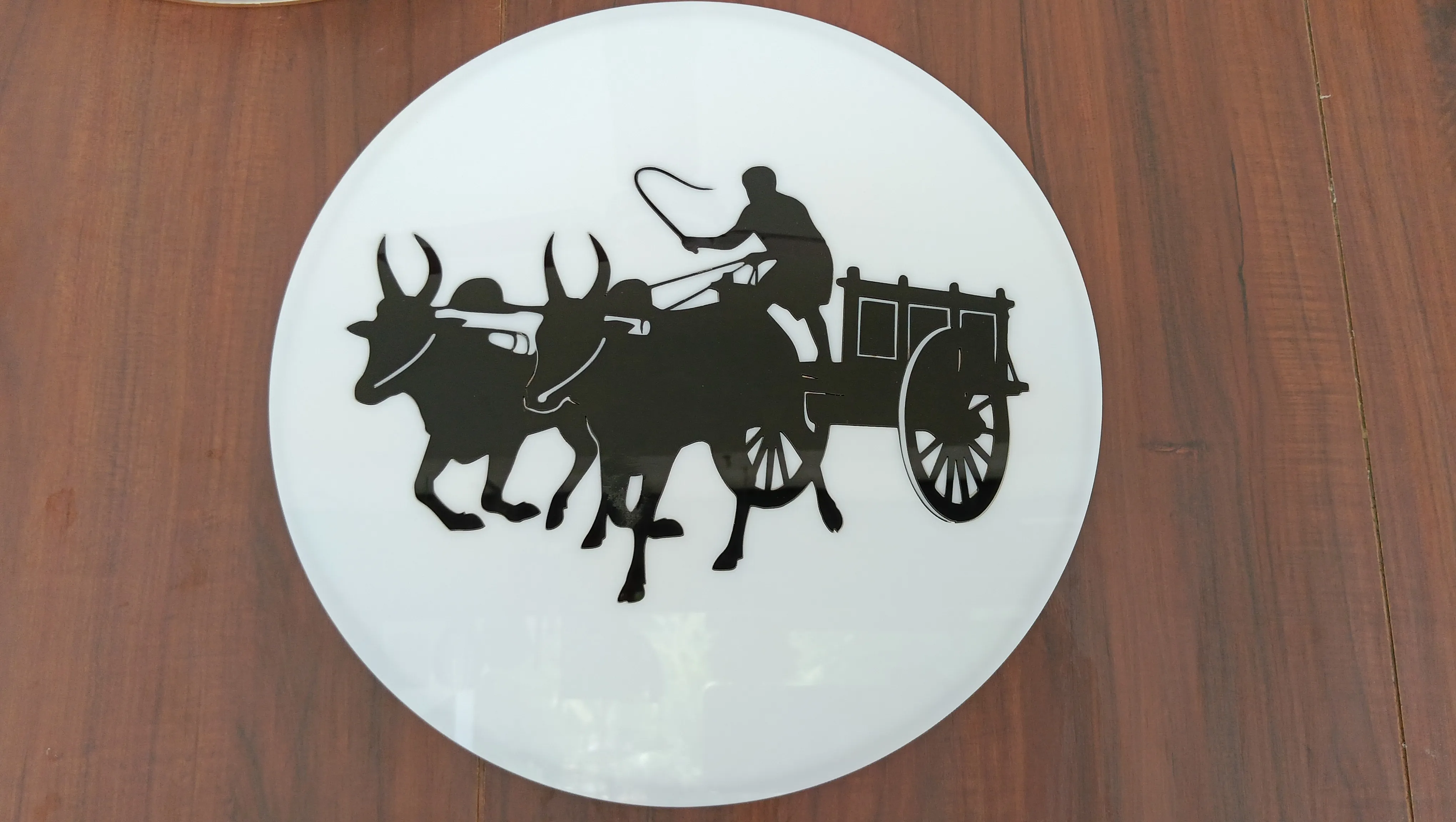 Double Bullock and Cart Wall Sconce view 1